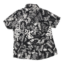  Vintage black Urb N Patterned Shirt - mens medium