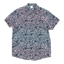  Vintage blue Brilliant Basics Patterned Shirt - mens xx-large