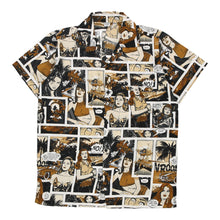  Vintage brown King Kameha Patterned Shirt - mens medium