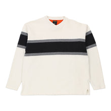  Vintage cream Nautica Sweatshirt - mens small
