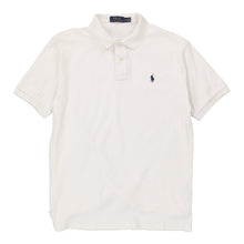  Vintage white Ralph Lauren Polo Shirt - mens medium