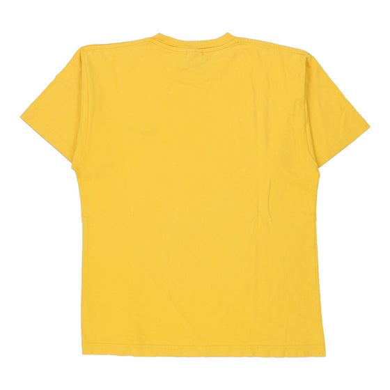 Vintage yellow Nike T-Shirt - mens medium