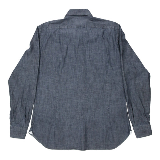 Vintage blue Barba Denim Shirt - mens x-large