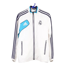 Vintage white Age 13-14 Real Madrid Adidas Track Jacket - boys large