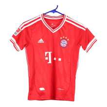  Vintage red Age 8-9 FC Bayern Munchen Adidas Football Shirt - boys medium
