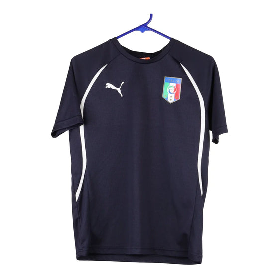 Vintage navy Age 14 Italia Puma Football Shirt - boys x-large