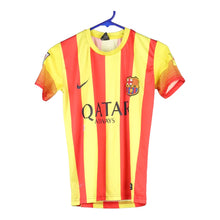  Vintage yellow Bootleg Age 10-12 FC Barcelona Nike Football Shirt - boys large
