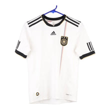  Vintage white Age 11-12 Germany Adidas Football Shirt - boys medium