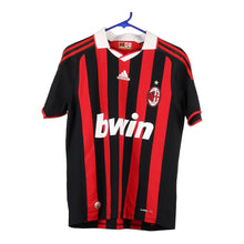  Vintage block colour Age 15-16 A. C Milan Adidas Football Shirt - boys x-large