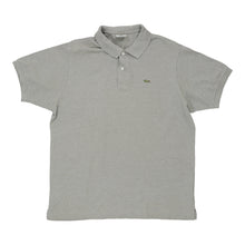  Vintage grey Lacoste Polo Shirt - mens x-large