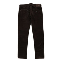  Vintage brown Armani Jeans Trousers - womens 34" waist