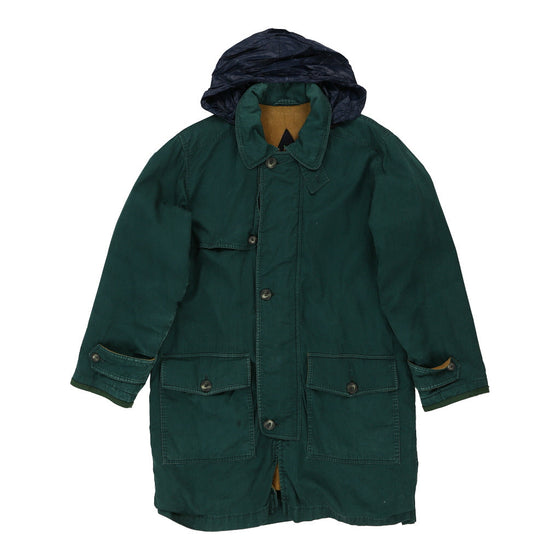 Yves Saint Laurent Jacket - Large Green Cotton Blend – Thrifted.com