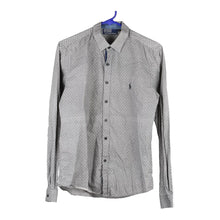  Vintage grey Bootleg Ralph Lauren Patterned Shirt - mens small