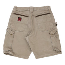  Vintage beige Riggs Workwear Cargo Shorts - mens 32" waist