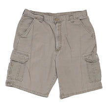  Vintage grey Wrangler Cargo Shorts - mens 35" waist
