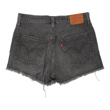  Vintage black 501 Levis Denim Shorts - womens 27" waist