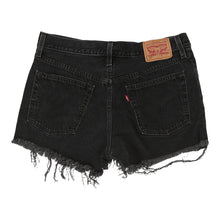  Vintage black 501 Levis Denim Shorts - womens 30" waist