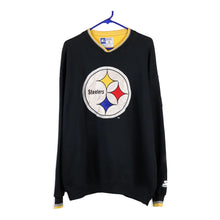  Vintage black Pittsburgh Steelers Starter Sweatshirt - mens x-large