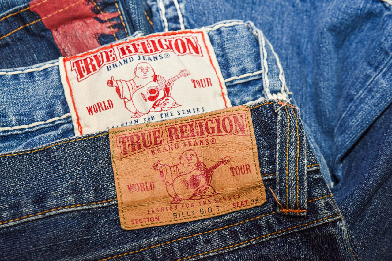 Y2K True Religion Low Rise Skinny Jeans - Medium – Flying Apple Vintage