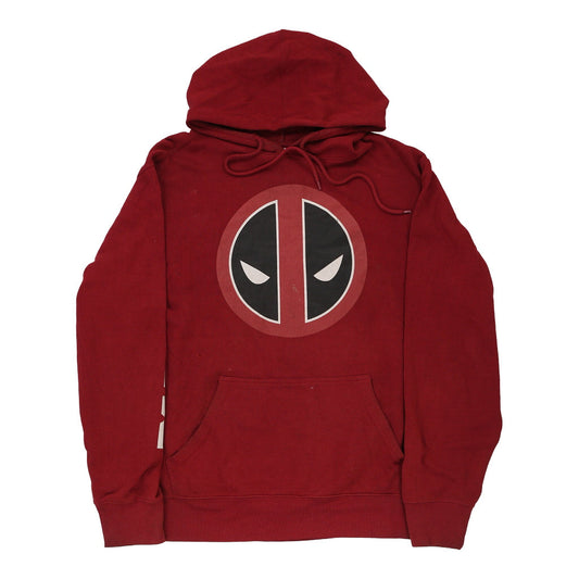 Vintage red Deadpool Unbranded Hoodie - mens large