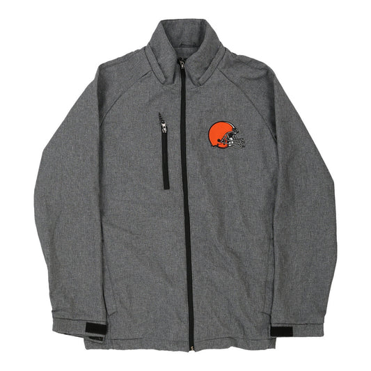 Vintage grey Cleveland Browns Nfl Jacket - mens medium