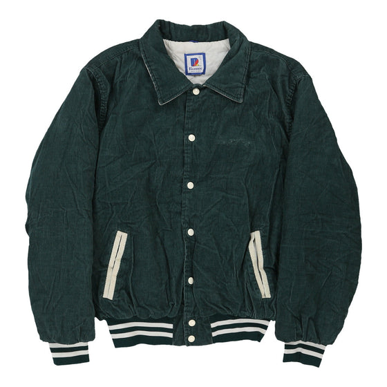 Vintage green Made in USA Pennridge Green Jackets Rennoc Varsity Jacket - mens x-large