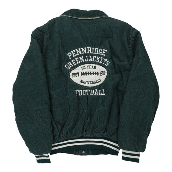 Vintage green Made in USA Pennridge Green Jackets Rennoc Varsity Jacket - mens x-large