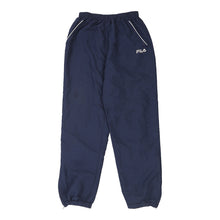  Vintage navy Fila Track Jacket - mens small