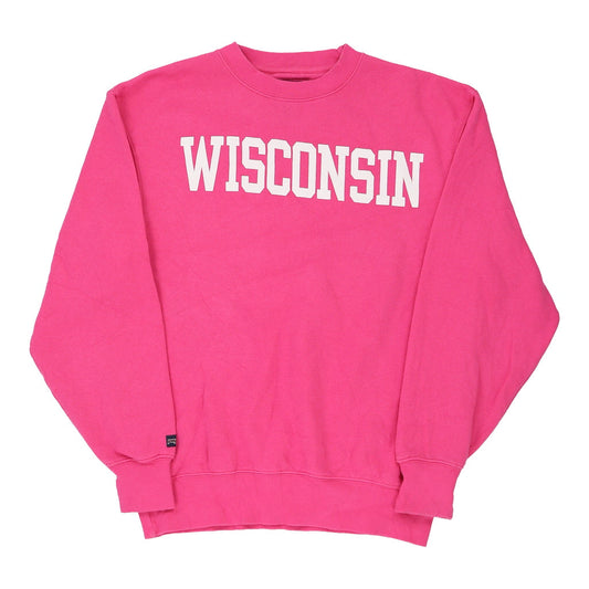 Vintage pink Wisconsin Jerzees Sweatshirt - womens medium