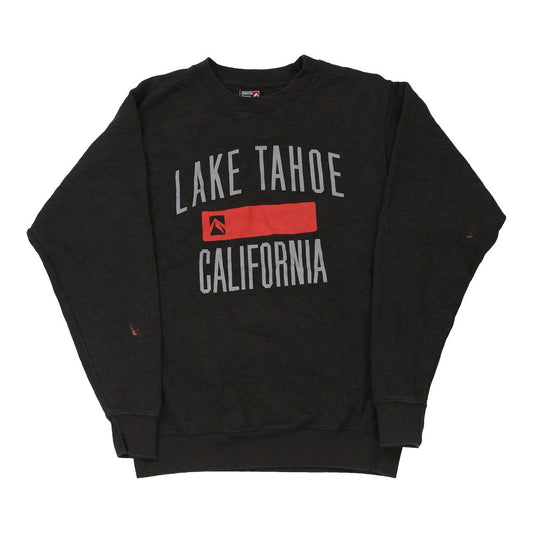Vintage grey Lake Tahoe Outfitter Trading Sweatshirt - mens medium