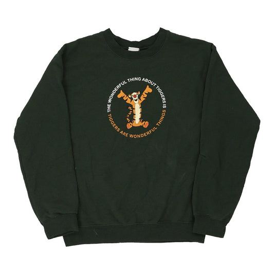 Vintage green Disney Sweatshirt - mens small