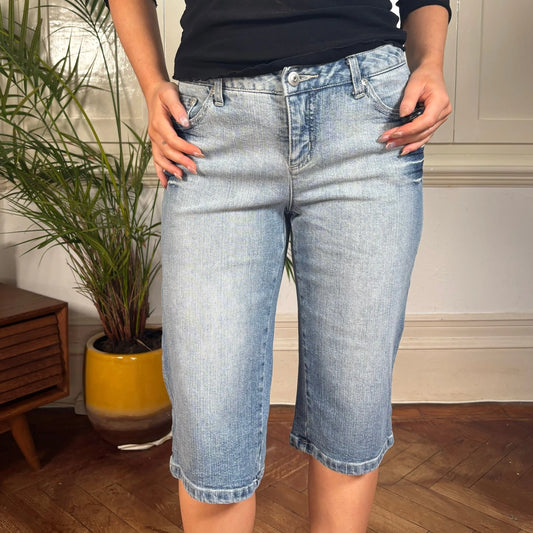 Vintage blue John Baner  Denim Shorts - womens 30" waist
