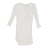 Unbranded Lace Mini Dress - Medium White Polyamide - Thrifted.com