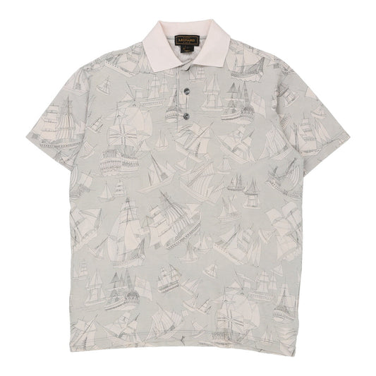 Vintageblue Leonard Leonard Polo Shirt - mens large