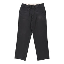  874 Dickies Trousers - 35W 31L Black Polyester Blend - Thrifted.com