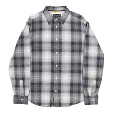  Nautica Checked Shirt - Large Grey Cotton - Thrifted.com
