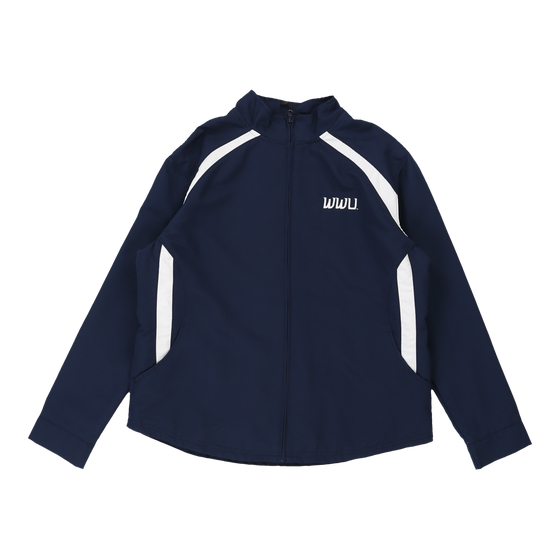 Russell Athletic Shell Jacket - Large Navy Polyester shell jacket Russell Athletic   