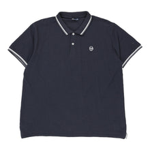  Sergio Tacchini Polo Shirt - 2XL Navy Cotton - Thrifted.com