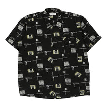  Milestone Patterned Shirt - XL Black Polyester Blend patterned shirt Milestone   