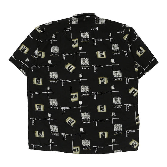 Milestone Patterned Shirt - XL Black Polyester Blend patterned shirt Milestone   