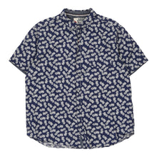  Jam Session Patterned Shirt - XL Navy Cotton patterned shirt Jam Session   