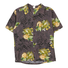  Palmwave Hawaii Hawaiian Shirt - Small Grey Cotton hawaiian shirt Palmwave Hawaii   