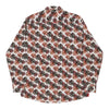 7 Downie Street Patterned Shirt - XL Burgundy Cotton patterned shirt 7 Downie Street   