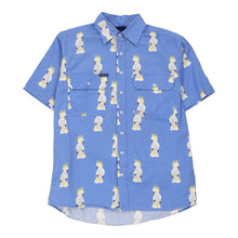  Ringers Western Graphic Patterned Shirt - Medium Blue Cotton patterned shirt Ringers Western   