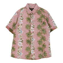  Rustic Souls Hawaiian Shirt - Medium Pink Cotton hawaiian shirt Rustic Souls   