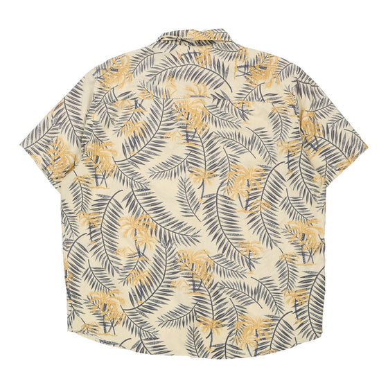 Point Zero Hawaiian Shirt - XL Yellow Polyester hawaiian shirt Point Zero   