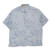  Cubavera Hawaiian Shirt - 2XL Blue Viscose hawaiian shirt Cubavera   
