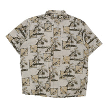  Premier Men Hawaiian Shirt - 2XL Beige Polyester hawaiian shirt Premier Men   
