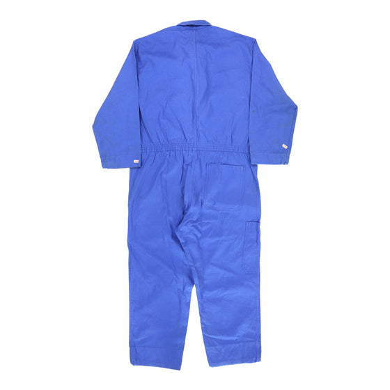 Unbranded Boiler Suit - 42W 25L Blue Cotton - Thrifted.com