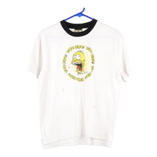  Vintage white The Simpsons T-Shirt - mens medium
